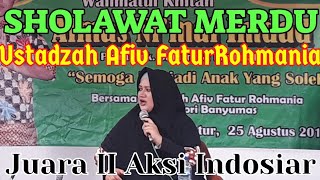 Sholawat Merdu Ustadzah Afiv Fatur Rohmania [upl. by Favien]