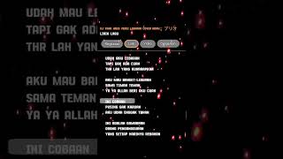 LIRIK LAGU DJ YANK HAUS VERSI LEBARAN COVER YukHiburanSejenakOfficial adam syifdam yankhaus [upl. by Uird471]