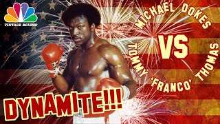 Michael Dokes vs Tommy Franco Thomas NBC 1080p 60fps [upl. by Rose]