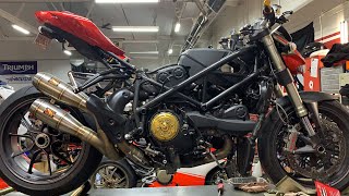 Ducati Streetfighter 1098S with Austin Racing GP1R titanium exhaust [upl. by Niwrad]