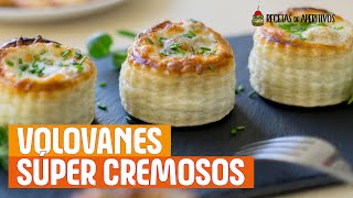 VOLOVANES RELLENOS de SETAS y QUESO MANCHEGO SÚPER CREMOSOS [upl. by Aenit115]