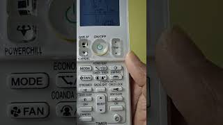 Daikin AC Remote  Timer off feature [upl. by Lenahc]