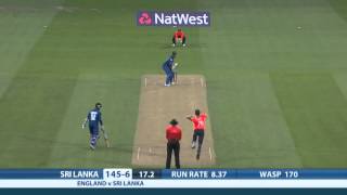 Highlights  England v Sri Lanka NatWest T20 Sri Lanka innings [upl. by Tewell558]