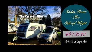 ISLE OF WIGHT  Nodes Point Bembridge and Shanklin Chine Caravanning The caravan vlog [upl. by Mojgan]