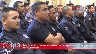 Michoacán de los estados con mayor certificación policial [upl. by Ziagos]