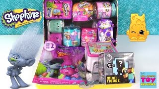 Shopkins Surprise Lunchbox Trolls Twozies Minecraft Blind Bag Opening  PSToyReviews [upl. by Crowley]