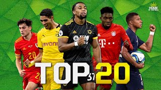 Top 20 Fastest Football Players 2020 [upl. by Aikcir669]