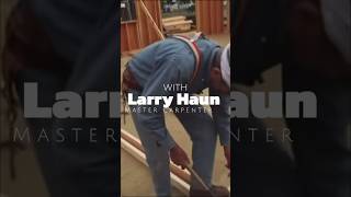 Master Carpenter Larry Haun shorts carpenter [upl. by Bove]