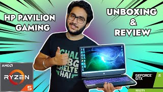 HP Pavilion Gaming Unboxing amp Review  RYZEN 5 4600H  GTX 1650Ti [upl. by Inilahs488]