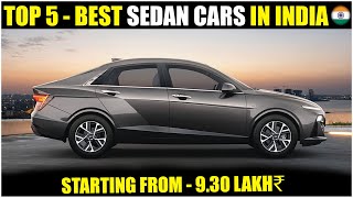 Top 5 Best Sedan Cars in India 2023 Price Mileage Features etc [upl. by Burman]