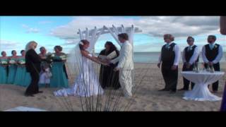 The Most Perfect Beach Wedding Ceremony part 1 of 3 [upl. by Naesal]