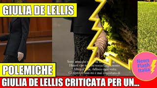 GIULIA DE LELLIS SCATENA POLEMICHE CRITICATA PER UN COMMENTO SULLA GIORNATA LAVORATIVA [upl. by Trinity]