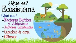 🌎Ecosistema  Factores Bióticos y Abióticos 🌿  Fácil y Rápido  BIOLOGÍA [upl. by Myrtia87]