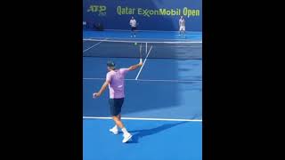 Roger Federer drop shot practice Tennis RogerFederer [upl. by Laup]