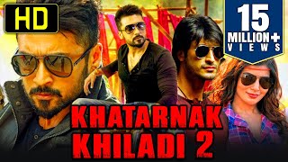 Khatarnak Khiladi 2 Anjaan  Suriyas Action Hindi Dubbed HD Movie  Samantha Vidyut Jammwal [upl. by Elin]