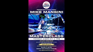 Mike Mangini Talks About His Upcoming Masterclass 091724 [upl. by Whall93]