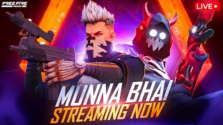 Free Fire Telugu Live  Munna Bhai is Live  Telugu Gaming Live MBG [upl. by Ocramed196]