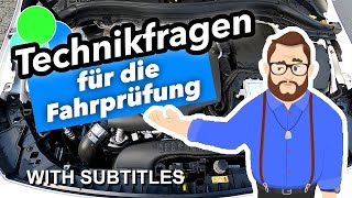 Technikfragen vom Prüfer  Abfahrtkontrolle  Fahrschule Punkt [upl. by Yerfoeg]