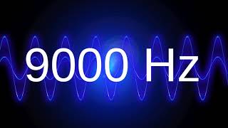 9000 Hz clean pure sine wave TEST TONE 9 khz frequency [upl. by Karena466]