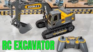 Maquinarias rc Juguetes unboxing excavadora rc bulldozer rc volqueta rc control remoto [upl. by Htebasil]