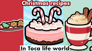 🥧🎄 How to make Christmas recipes and where to find ingredients in Toca life world 2021 [upl. by Leumek]