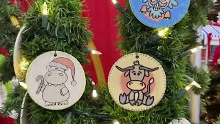 Create your own keepsake ornament at the Nutcracker Market [upl. by Narmi]