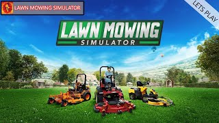 Lawn Mowing Simulator 7  Cozy Little Yard [upl. by Borgeson]