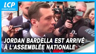 Jordan Bardella est arrivé à lAssemblée nationale  10072024 [upl. by Patton299]