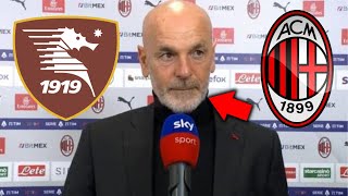 INCREDIBILE GUARDA COSA HA DETTO PIOLI PRIMA DELLA PARTITA CONTRO IL SALERNITANA NOTIZIE DI MILAN [upl. by Craggy]