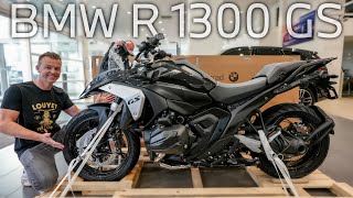 2024 BMW R 1300 GS Unboxing amp Assembly  TRIPLE BLACK [upl. by Feinleib]