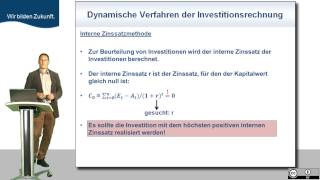 Dynamische Investitionsrechnung [upl. by Etnahsal]