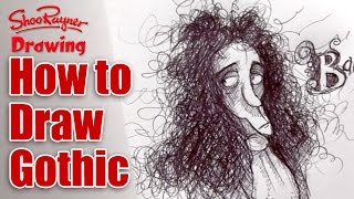 How to draw Gothic Style with famous illustrator Chris Mould [upl. by Lear51]