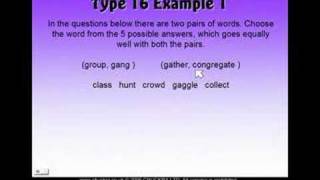 11 Plus Verbal Reasoning Type 16 [upl. by Vergil]