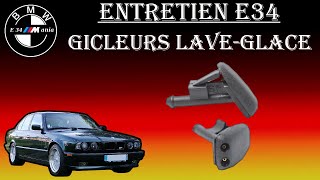 Gicleurs de lave glace BMW E34 [upl. by Nerine702]