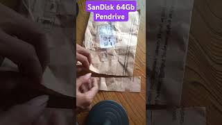 SanDisk 64Gb Pendrive Unboxing AllInOneUnboxing322 pendrive trending storage short sandisk [upl. by Annahsat]