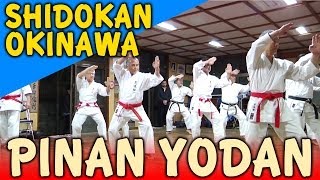 PINAN YODAN  OKINAWA SHIDOKAN shorin ryu [upl. by Etteoj]