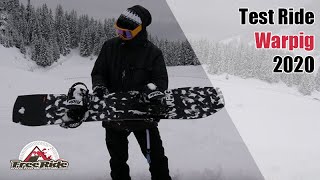 Test snowboard Ride Warpig 2020 [upl. by Wexler]