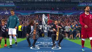 2CELLOS performance at the 2018 UEFA Champions League Final [upl. by Lavine]