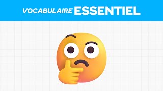 Le vocabulaire anglais essentiel 🤔 [upl. by Haron]