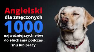 Angielski dla zmęczonych  1000 najważniejszych słów do słuchania podczas snu i pracy nauka języka [upl. by Youngran]