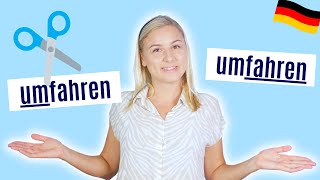 Trennbare und untrennbare Verben einfach erklärt Deutsch lernen A2B2 [upl. by Wayland799]