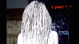 my 1 year natural free form dreadlock timeline [upl. by Penman492]