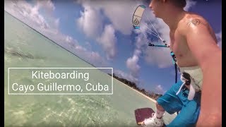 Kiteboarding Cayo Guillermo Cuba  YI 4k [upl. by Calore]