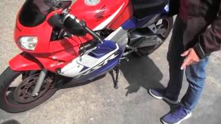 Motorrad Richtig Anschieben  Starthilfe Batterie Leer  Honda NSR 125 Start Tutorial [upl. by Yna]