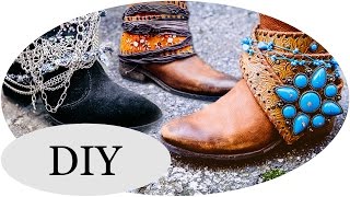 DIY Boho Boots 5 Stiefel Styles für den Herbst [upl. by Asaph]