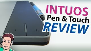 Wacon INTUOS PEN AND TOUCH CTH 480 Small  Review [upl. by Noit]