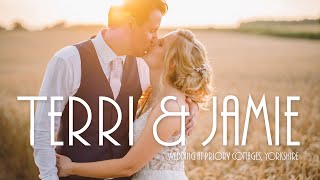 Terri  Jamies Wedding Photography Highlights at Priory Cottages in Yorkshire [upl. by Artemisia]