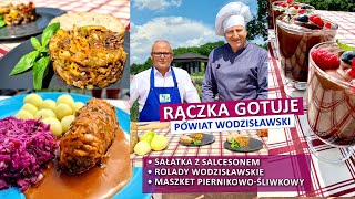 Rączka gotuje sałatka z salcesonem rolady wodzisławskie modra kapusta maszket piernikowośliwkowy [upl. by Akere]