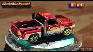 Review 1978 Dodge Lil Red Express Truck HOT WHEELS [upl. by Atikahc]