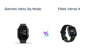 Garmin Venu Sq Music vs Fitbit Versa 4 Fitness Smartwatch [upl. by Eita]